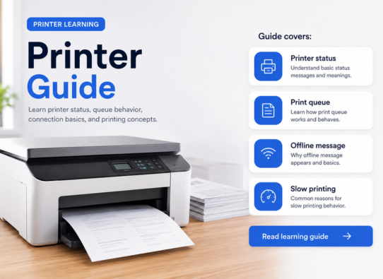 Printer Learning